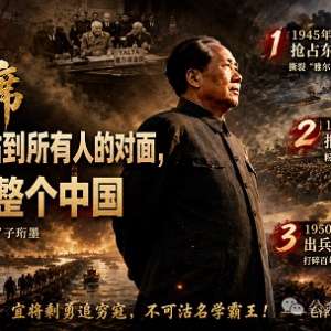 子珩墨：毛主席三次站到所有人的对面，却救了整个中国