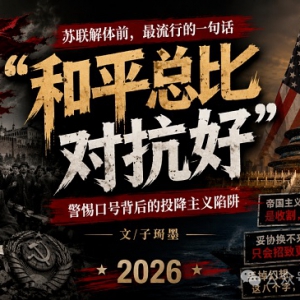 苏联解体前，最流行的一句话，也是“和平总比对抗好”
