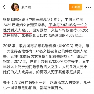 赵明 | 7.4秒一起女性被家暴：一个换了国籍的数字