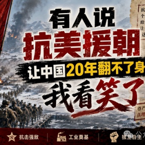 子珩墨：有人说抗美援朝让中国20年翻不了身，我看笑了