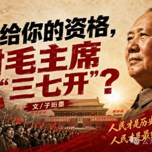 子珩墨：谁给你的资格，对毛主席“三七开”？