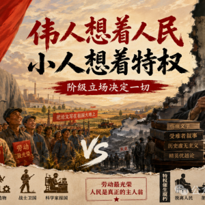 子珩墨： 伟人想着人民，小人想着特权