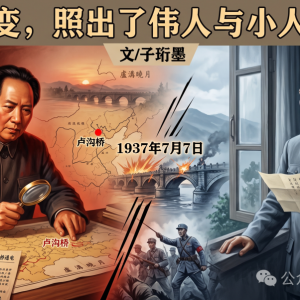 子珩墨：七七事变，照出了伟人与小人的区别
