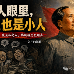 子珩墨：小人眼里，伟人也是小人