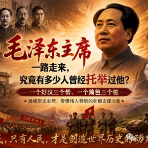 子珩墨：毛主席一生中，有多少人曾经托举过他？这份名单令人震撼 ...