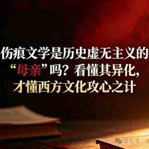 司马建国 | 伤痕文学是历史虚无主义的“母亲”吗？看懂其异化，才懂西方文化攻心之计 ...
